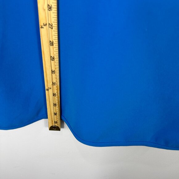 J.Crew Collection Shift Dress Blue Size 4 Minimalist Elegant Quiet Luxury - Picture 2 of 6